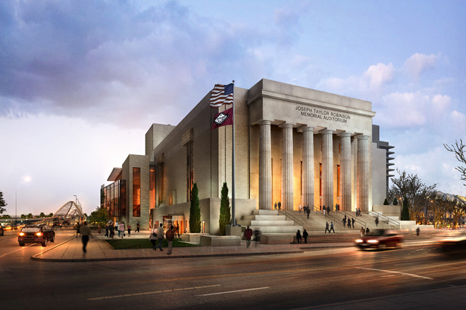 The $68.6 million project to renovate Robinson Center Music Hall wil increase the building's size to 138,000 SF from 133,500 SF.