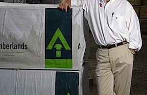 Steven Anthony at the Anthony Timberlands site in Bearden.