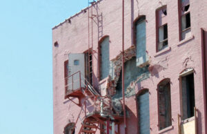 A falling wall temporarily halted renovations at 315 Main St. in downtown Little Rock.