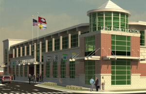 Construction of a new Little Rock police department substation on 12th Street is underway.