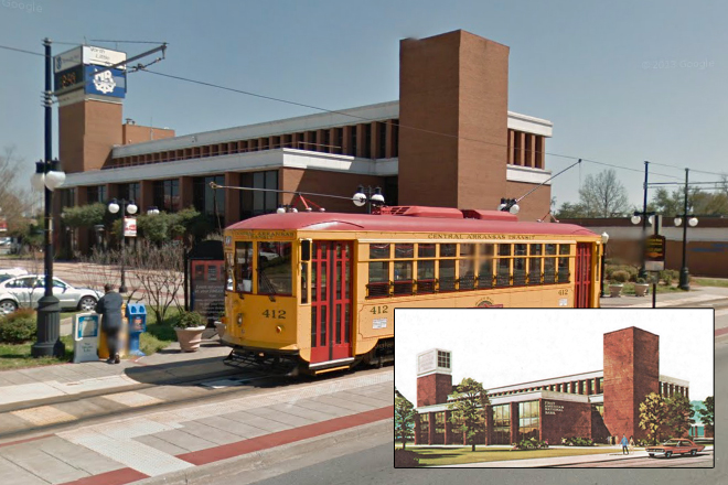 First American National Bank may be long gone, but its former North Little Rock headquarters is the current home for the city's utility and services departments.