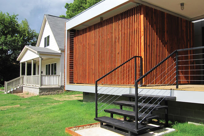 University of Arkansas, Fay Jones School of Architecture, Design Build Program &bull; PORCH House Prefabrication&nbsp;