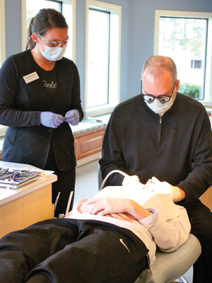 Dr. Ben Burris has agreed not to offer dental cleanings to the public.