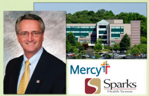 Cooper Clinic CEO Doug Babb, inset, said in letters filed in its lawsuit that the multi-specialty clinic had been in sale talks with both Mercy Health and Sparks Health System in Fort Smith in 2012.