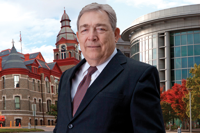 Richard Torti is fighting a legal battle linked to former One Bank & Trust CEO Layton Stuart on two fronts, county and federal. (Photos by Michael Pirnique &bull; Photo illustration by Wayne DePriest)