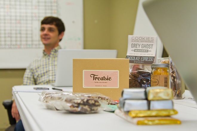 Treatsie -- with co-founder Keith Hoelzeman -- ships to customers in all 50 states and will look to expand internationally soon.