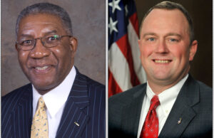 Arkansas Circuit Judge Wendall Griffen (left) and Christopher Thyer, U.S. Attorney for the Eastern District of Arkansas.