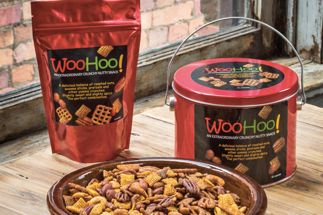 Melinda Smith employs five selling her WooHoo! snack mix.&nbsp;