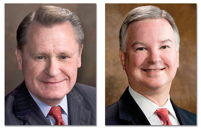 David Gearhart, left, and Brad Choate