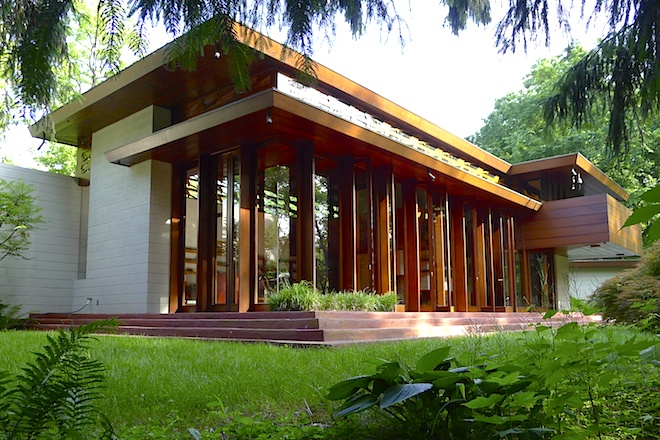 The&nbsp;Bachman Wilson House, at its former location in Somerset County, N.J.