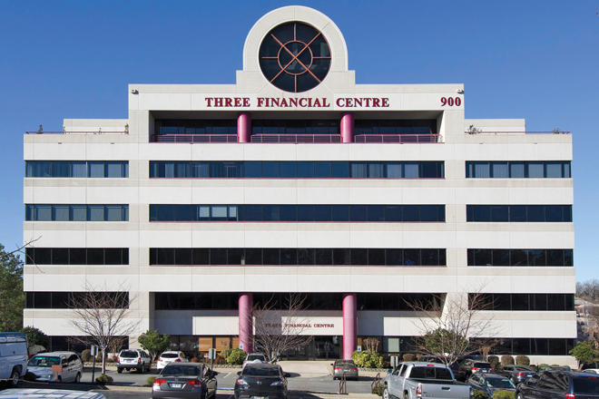 Three Financial Centre at 900 S. Shackleford Road in west Little Rock.