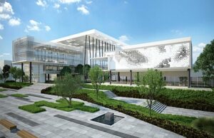 Pictured is an artist's rendering of the proposed Arkansas State University campus in&nbsp;Queretaro, Mexico, which is slated to open for classes in fall 2015.