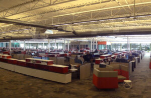 Harrison French & Associates recently completed a renovation of a former National Home Center building in Bentonville into the architecture firm&rsquo;s new 45,000-SF headquarters.