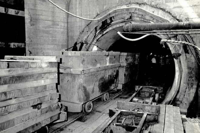 The Rock Street Tunnel in Little Rock was completed in 1974.
