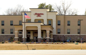 New ownership visited the 70-room Hampton Inn at 11920 Maumelle Blvd. (Photo by Jason Burt)