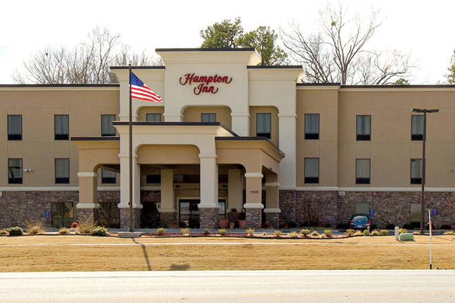 New ownership visited the 70-room Hampton Inn at 11920 Maumelle Blvd. (Photo by Jason Burt)