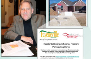 Ron Hughes, owner of Home Energy Rating Services of Little Rock, wanted the Arkansas Energy Code to include mandatory energy testing of new homes.&nbsp;The city of Fayetteville requires new homes to list an "Energy Scorecard."&nbsp; (Photo of Hughes by Mark Friedman)