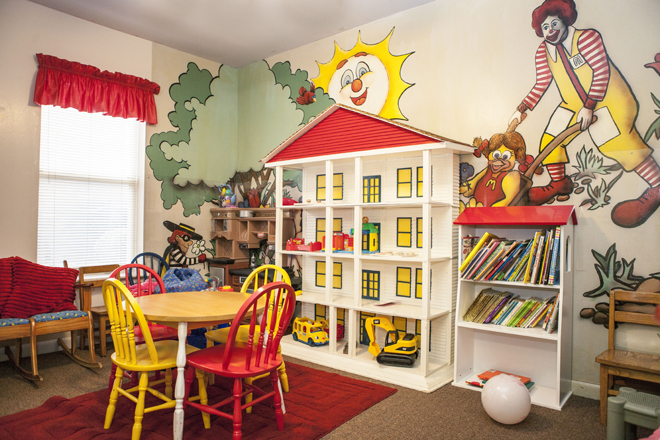 Inside the current Ronald McDonald House operated by Ronald McDonald House Charities of Arkansas (Photo by Daniel Moody)