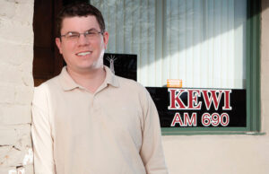 &ldquo;We tried to work everything out,&rdquo; said Grant Merrill, who purchased KEWI-AM in 2011. In February, he left the station, and it was silenced. (Photo by Michael Pirnique)