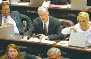 State Rep. Jay Bradford, D-Pine Bluff, has switched houses but not sides in the &ldquo;any willing provider&rdquo; debate. (Photo by Michael Pirnique)