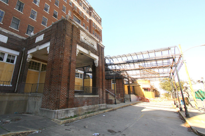 The abandoned Majestic Hotel is now owned by the city of Hot Springs.&nbsp;