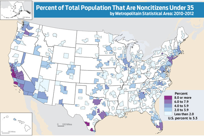 Data based on sample. For information confidentiality protection, sampling error, nonsampling error, and definitions see census.gov/acs/www (Source: U.S. Census Bureau, 2010-2012 American Community Survey)