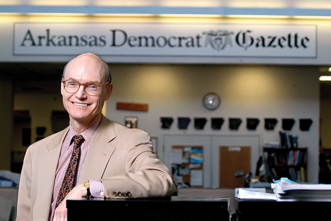 Walter E. Hussman Jr., publisher of the Arkansas Democrat-Gazette and president of Wehco Media.