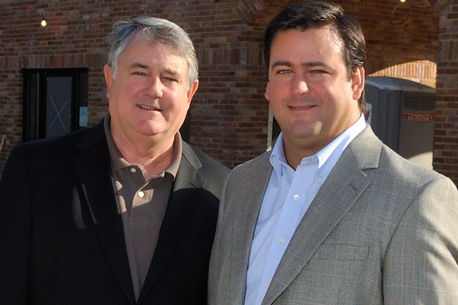 Lex and Alex Golden, in file art from 2010, control Acme Holding Co., the holding company for Allied Bank of Mulberry.