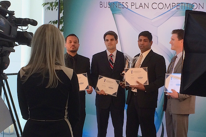 Lumadrop is interviewed after the 2014 Donald W. Reynolds Governor's Cup awards ceremony at the Statehouse Convention Center in Little Rock.