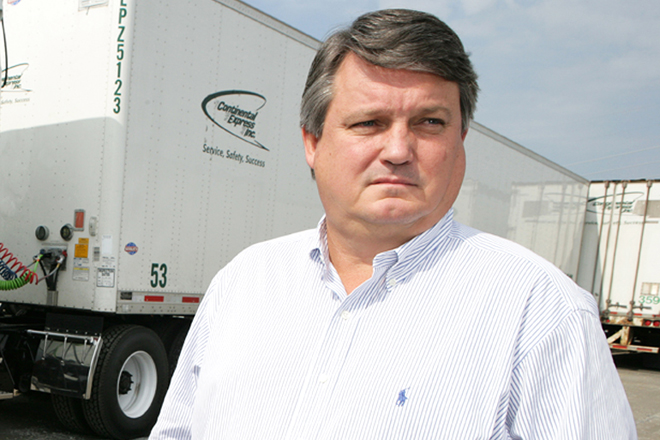 Ralph Bradbury, former president of Continental Express, continues battling the IRS over unpaid payroll taxes of the Little Rock trucking firm.