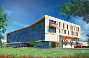 An artist&rsquo;s rendering of the new CARTI cancer center planned for west Little Rock.
