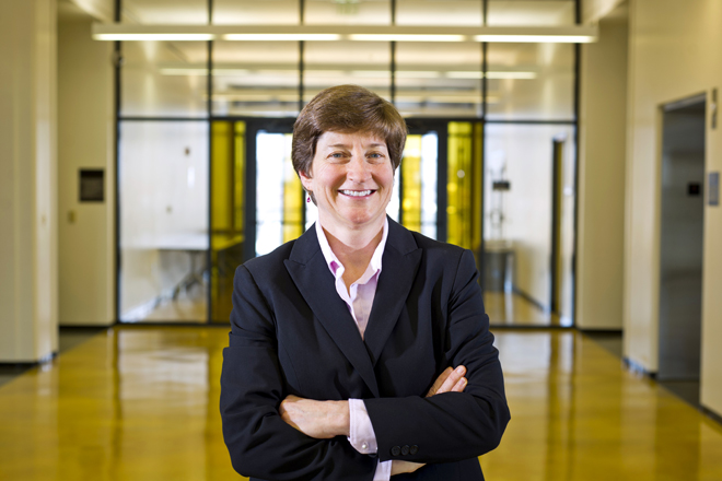 Carol Reeves of the UA&rsquo;s Walton College has helped guide a number of teams to business-plan success. | (Photo by Beth Hall)