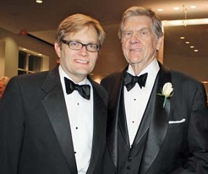 Chris Cranford with his father, Wayne Cranford