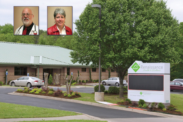 Drs. Robert and Angela Barrow practice at this office in west Little Rock. | (Photo by Jason Burt)