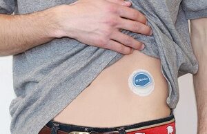 The insulin patch pump from Fayetteville's SFC Fluidics.