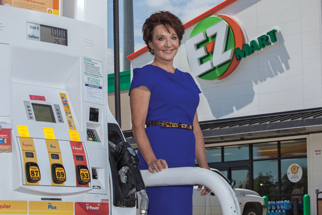 Sonja Hubbard took the reins of E-Z Mart after the 1998 death of her father, Jim Yates, the company&rsquo;s founder. She has learned to trust herself and her decisions. | (Photo by Martin Patterson)