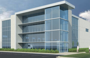 The first construction project at the CrossMar Park in Bentonville should be complete in August.