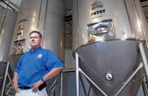 Russ Melton, president of Diamond Bear Brewing Company, in his company’s new North Little Rock location. | (Photo by Wil Chandler)