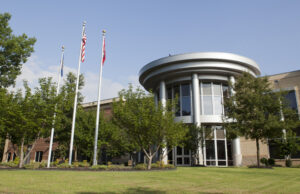 The state headquarters of the FBI in west Little Rock was the subject of a $19.5 million transaction .&nbsp; The 99,000-SF office building is at 24 W. Shackleford Blvd. | (Photo by Wil Chandler)