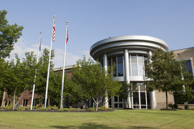 The state headquarters of the FBI in west Little Rock was the subject of a $19.5 million transaction .&nbsp; The 99,000-SF office building is at 24 W. Shackleford Blvd. | (Photo by Wil Chandler)