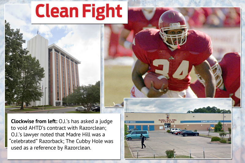 (Photo of Arkansas Highway & Transportation Department by Wil Chandler) | (Photo of Madre Hill by AP/Laurie Driver) | (Photo of Cubby Hole from Google Street View)