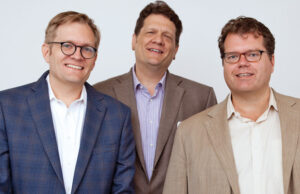 Chris, left, Jay and Ross Cranford have formed Cranford Co., a new advertising agency to be located in downtown Little Rock. | (Photo by Wil Chandler)