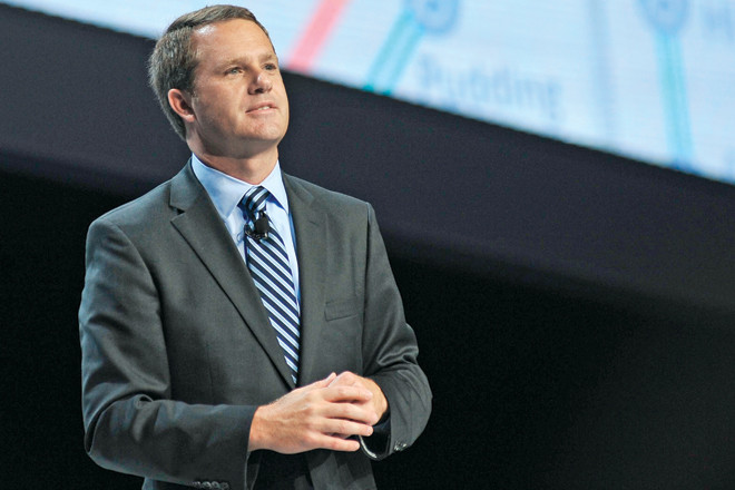 Doug McMillon, CEO of Wal-Mart Stores Inc., is atop this week&rsquo;s list of the highest-paid public company executives. | (Photo by Ryan Miller)