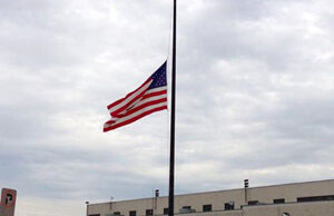 Central Flying Service flew its flag at half-staff outside of its Little Rock office in January 2013 following the death of one its pilots in a Louisiana crash.