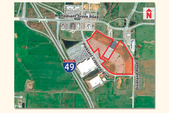 The Ashley Group is looking at Pleasant Crossing in Rogers.