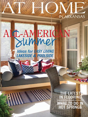 At Home In Arkansas' July edition.