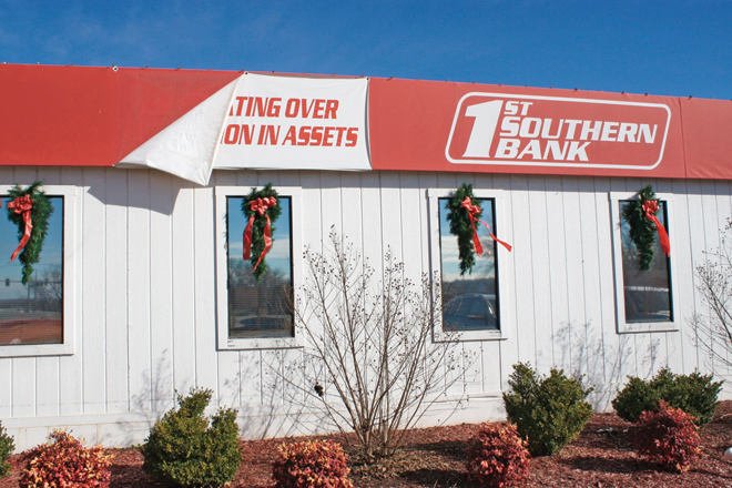 Bank regulators shut down First Southern Bank of Batesville in 2010, after the discovery of Kevin Lewis&rsquo; fake improvement district bond scheme. | (Photo by Mark Friedman)