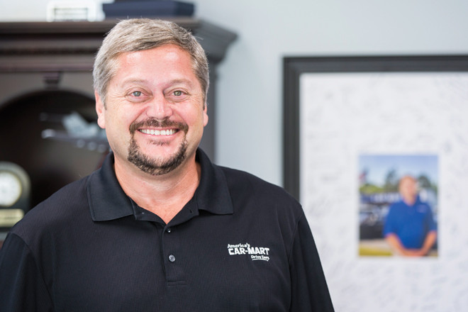 CEO Hank Henderson says there are some deals America’s Car-Mart can’t match. | (Photo by Beth Hall)