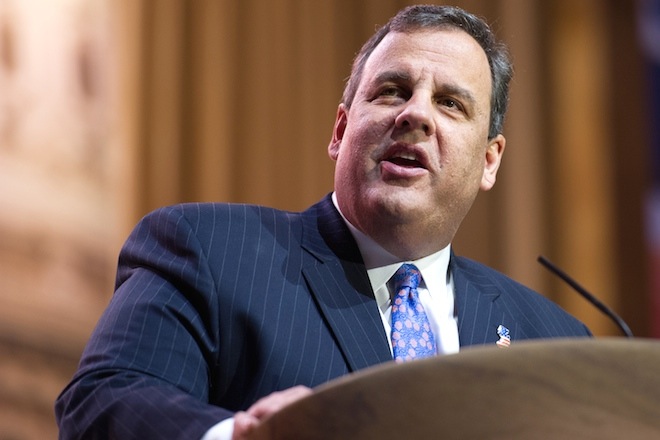 New Jersey Gov. Chris Christie speaks at the&nbsp;at the Conservative Political Action Conference in Maryland in March.