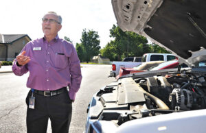 Rich Davis with SourceGas says his company would like to see the next CNG stations open in Benton County. | (Photo by Ryan Miller)